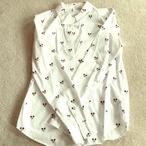 Disney Button up blouse